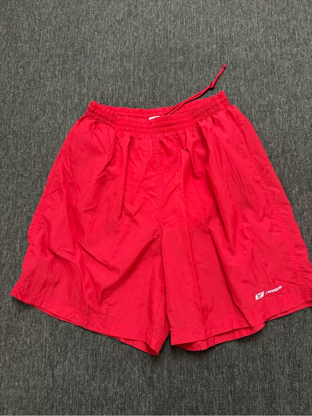 Vintage style Reebok Red Athletic Shorts men’s medium classic with liner
